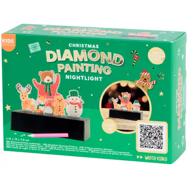 Bild 1 von Kids Kingdom Diamond Painting Weihnachtslampe