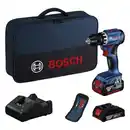 Bild 1 von BOSCH PROFESSIONAL Akku-Bohrschrauber-Set »GSR 18V-45«, max. Drehzahl: 1900 U/min, BxH: 73 x 203 mm