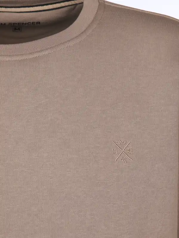 Bild 3 von Herren Sweatshirt mit Stickerei Braun