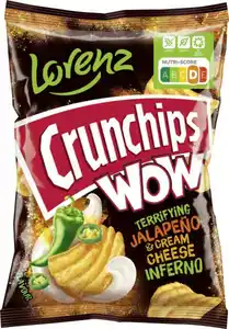 Lorenz Crunchips Wow Jalapeno & Cream Cheese