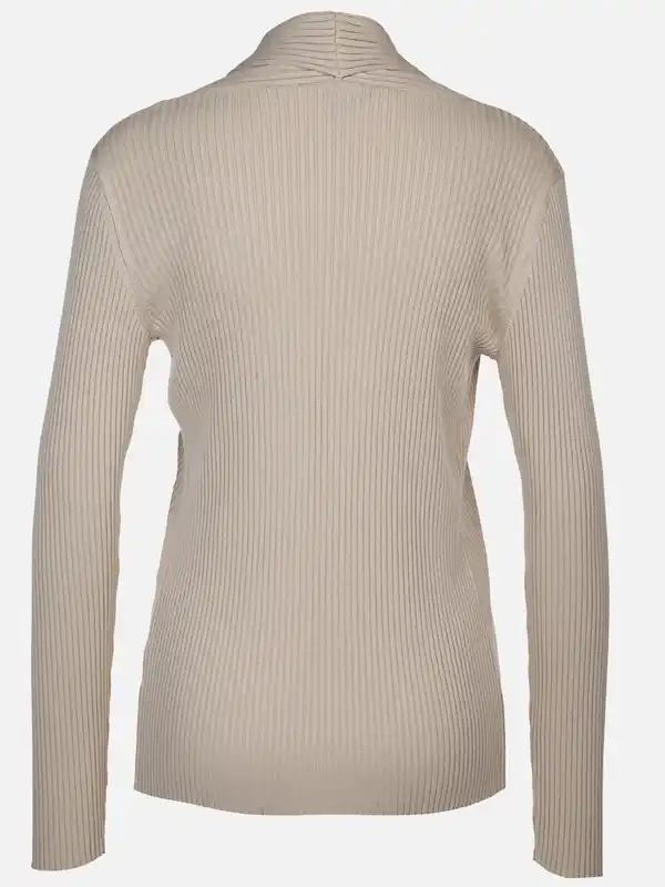 Bild 2 von Damen Ripp-Cardigan Beige