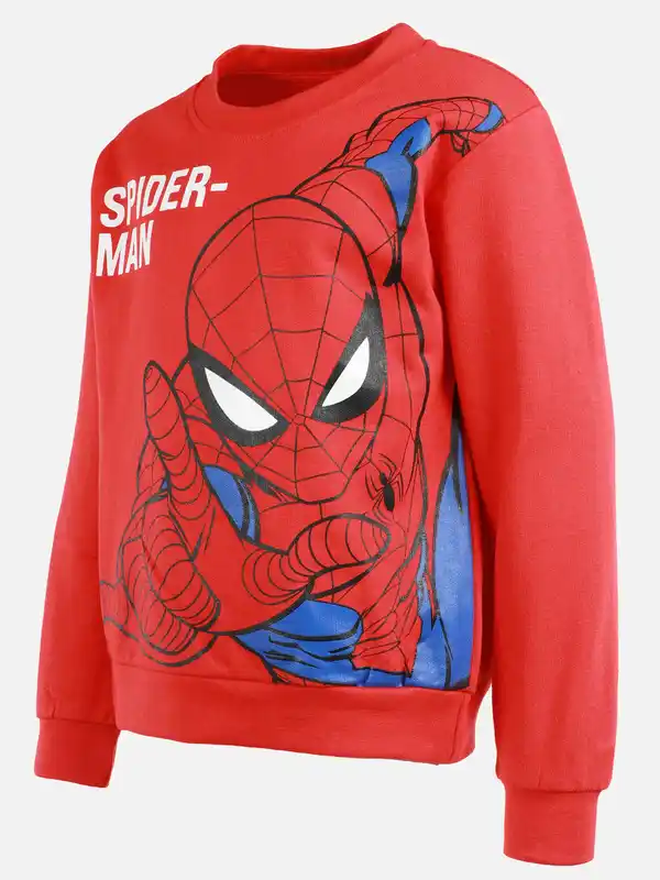 Bild 3 von Jungen Sweatshirt mit Spiderman Motiv Rot