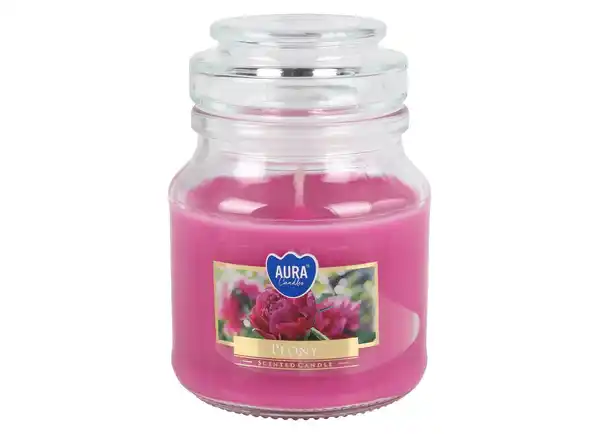 Bild 1 von Duftkerze im Glas mit Aromadeckel 120g Pink Peony