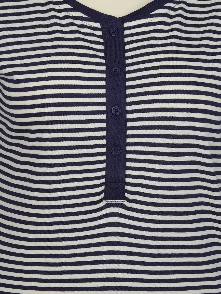 Bild 3 von Damen Nachthemd im Streifenlook Blau