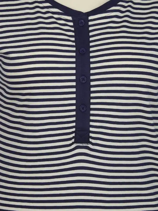 Bild 3 von Damen Nachthemd im Streifenlook Blau