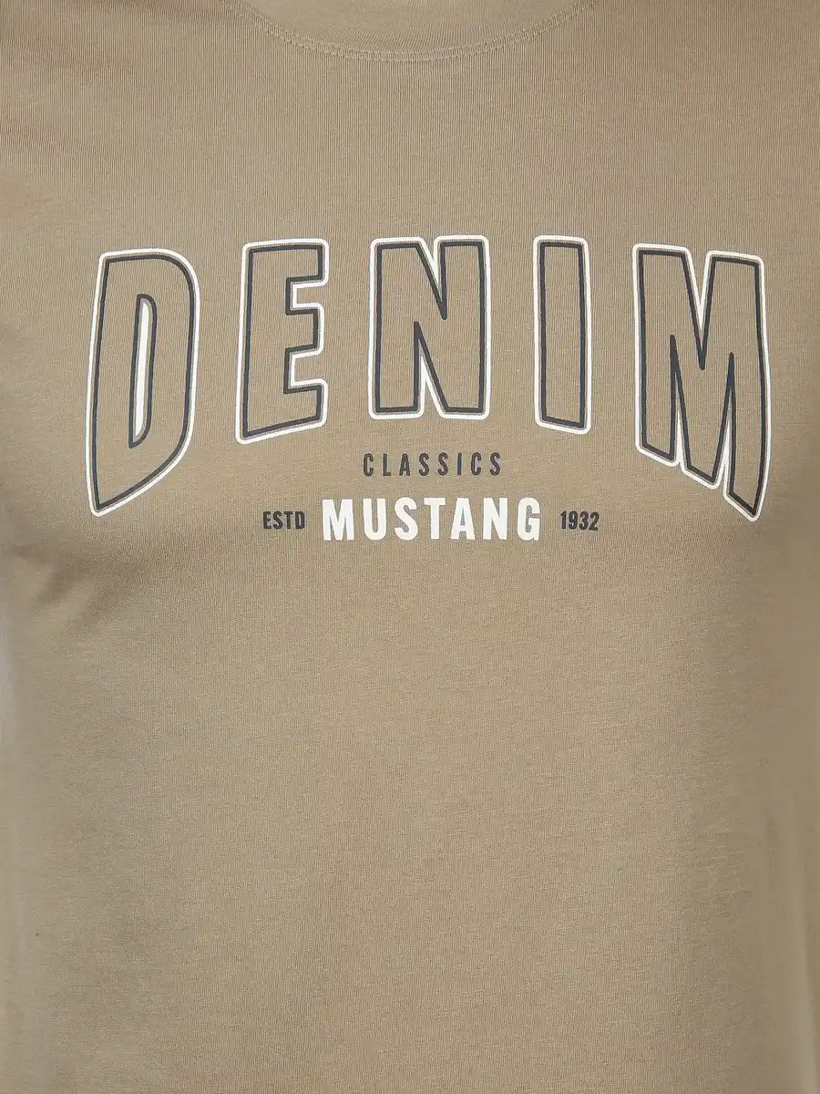 Bild 3 von Herren T-Shirt mit Print Weiß