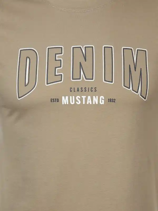 Bild 3 von Herren T-Shirt mit Print Weiß