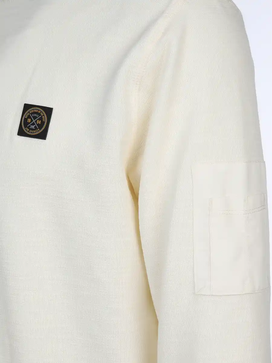 Bild 3 von Herren Feinstrickshirt Weiß