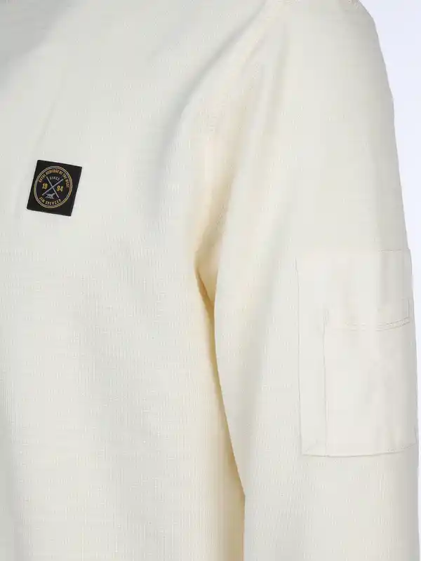 Bild 3 von Herren Feinstrickshirt Weiß