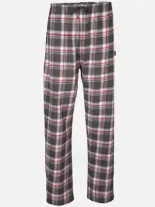 Herren Pyjamahose aus Flanell Rot