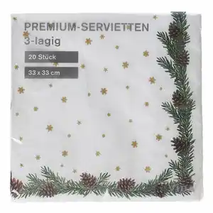 Servietten Weihnachten FSC®Tannengirlande