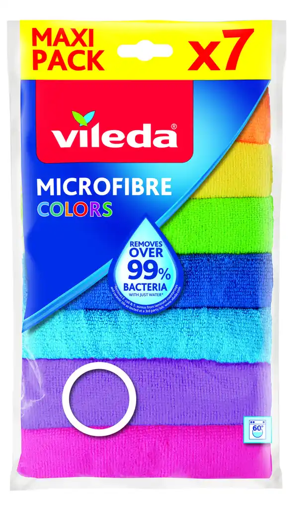 Bild 1 von Allzwecktuch Mikrofaser Colors 7er Vileda