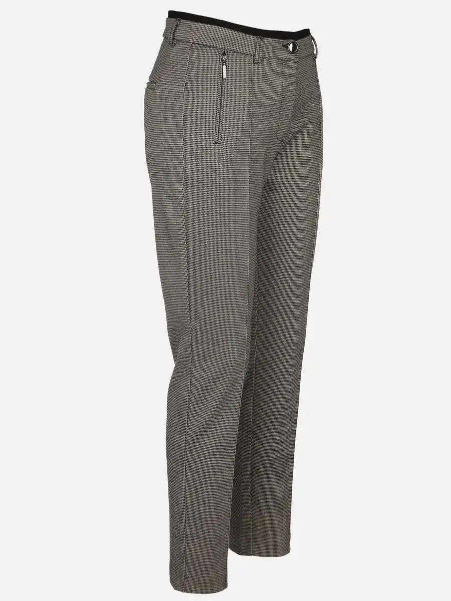 Bild 3 von Damen Hose im Minimalprint Braun