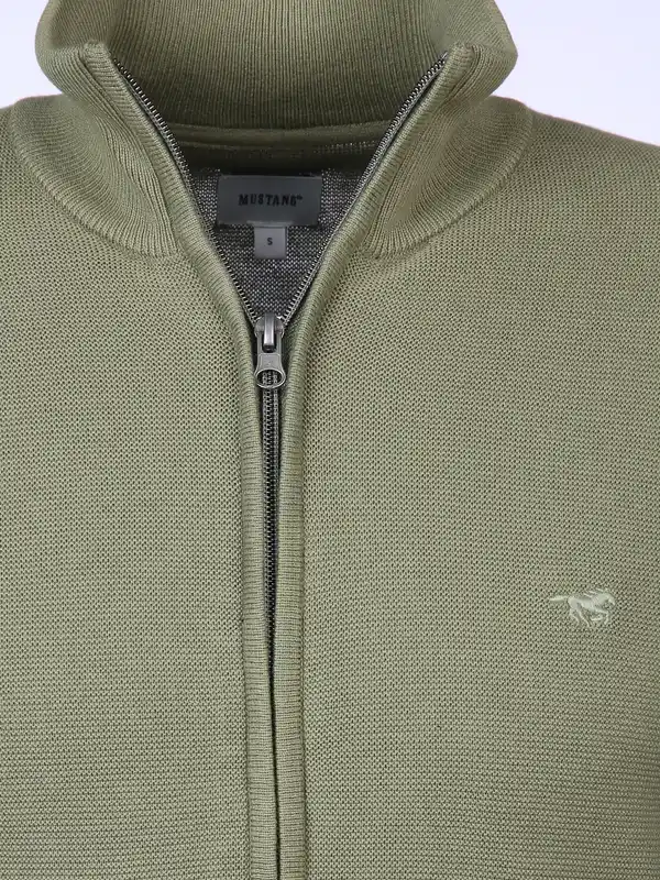 Bild 3 von Herren Strickcardigan Grün