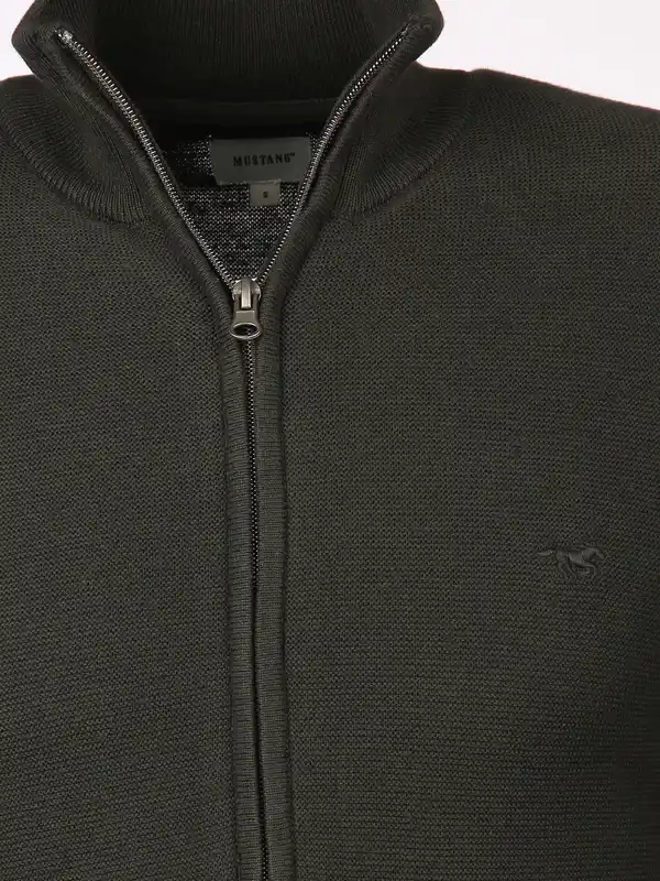 Bild 3 von Herren Strickcardigan Schwarz