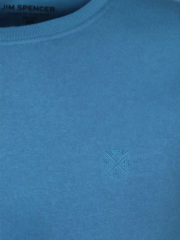 Bild 3 von Herren Sweatshirt mit Stickerei Türkis