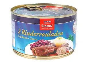 Rinderrouladen 400g in pikanter Sauce