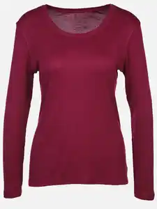 Damen Shirt mit langem Arm Rot