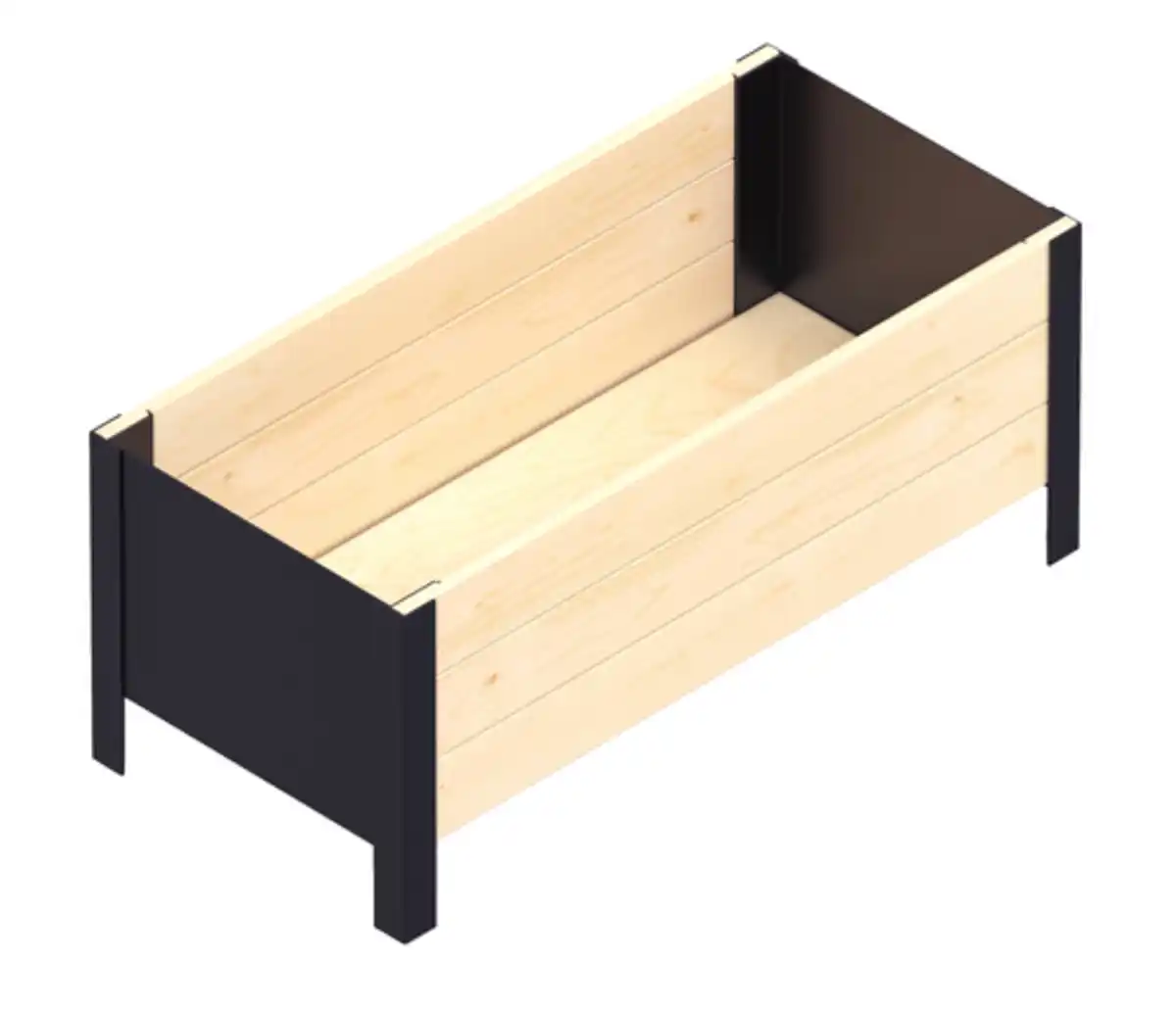 Bild 1 von Upyard Holz-Pflanzkasten ModernBox, ca. B78/H32/T36 cm