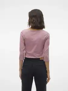 Vero Moda VMPANDA MODAL 3/4 TOP Shirt Rosa