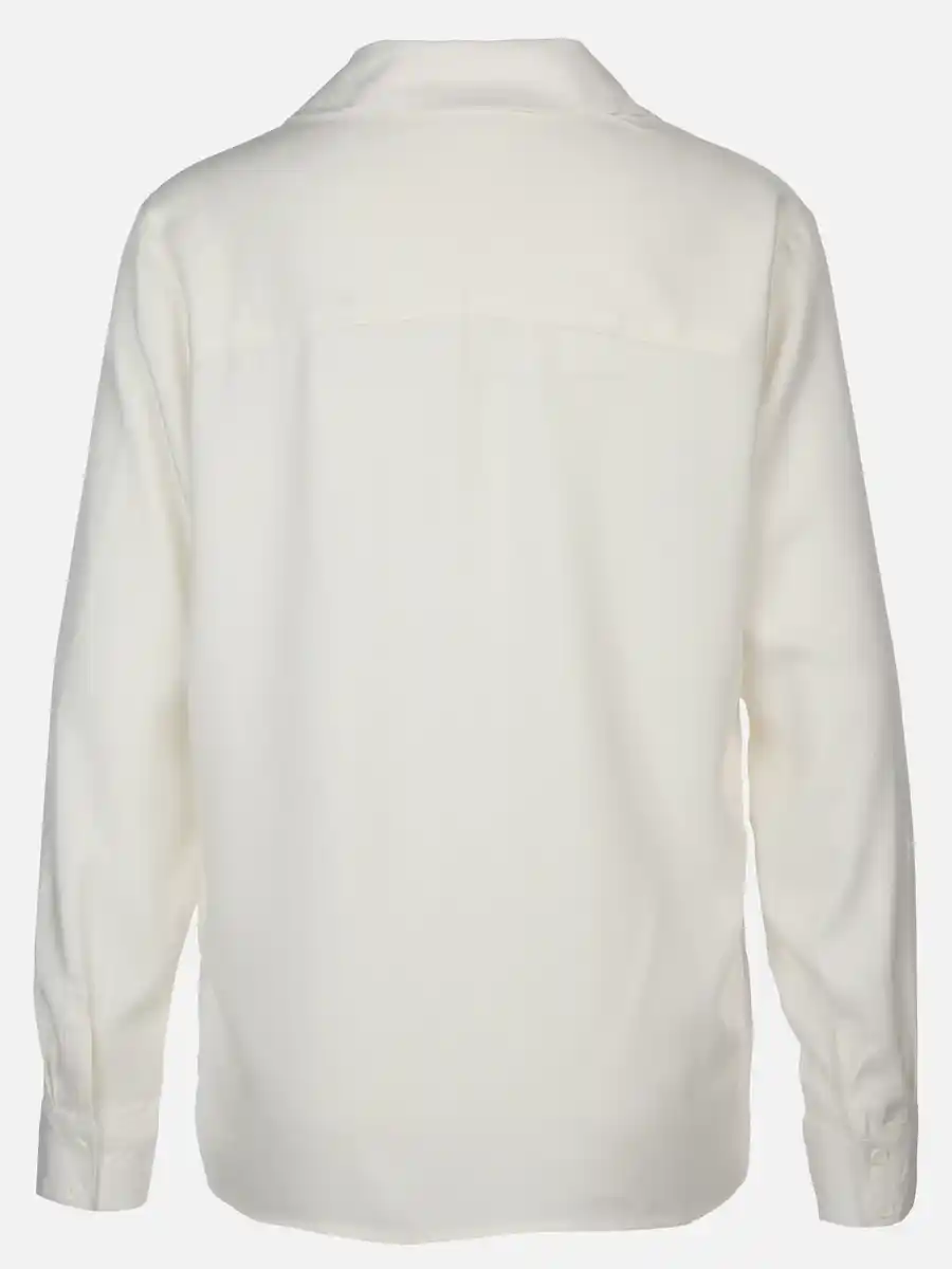 Bild 2 von Damen Bluse mit Knopfleiste Weiß