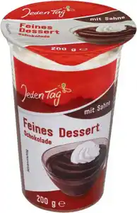 Jeden Tag Feines Dessert Schokolade mit Sahne