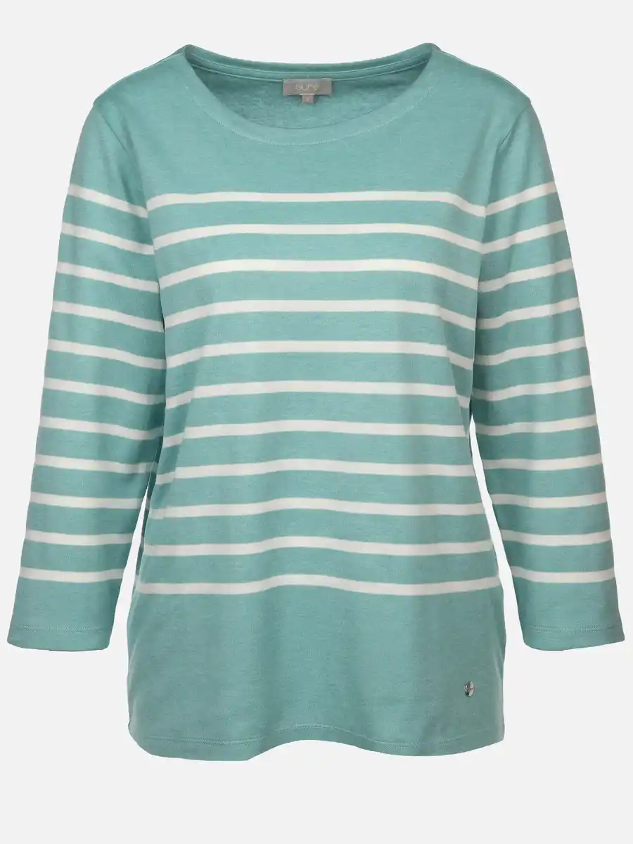 Bild 1 von Damen Strreifenshirt Türkis