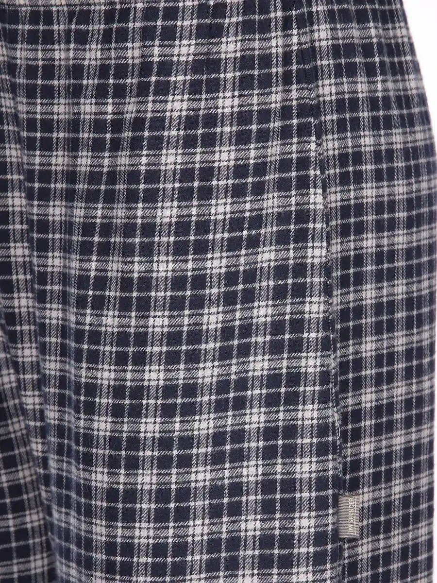 Bild 4 von Herren Pyjamahose aus Flanell Blau