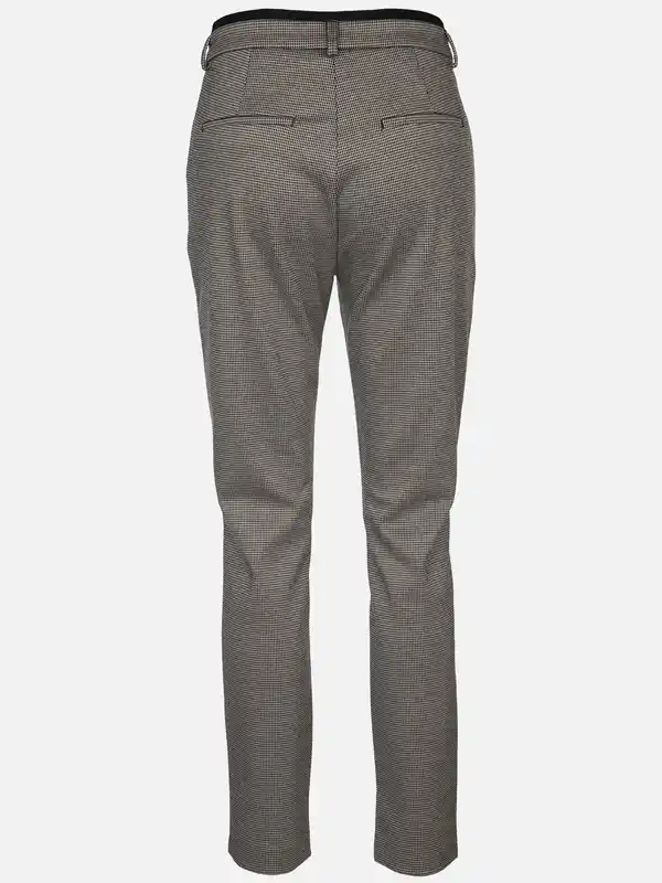 Bild 2 von Damen Hose im Minimalprint Braun