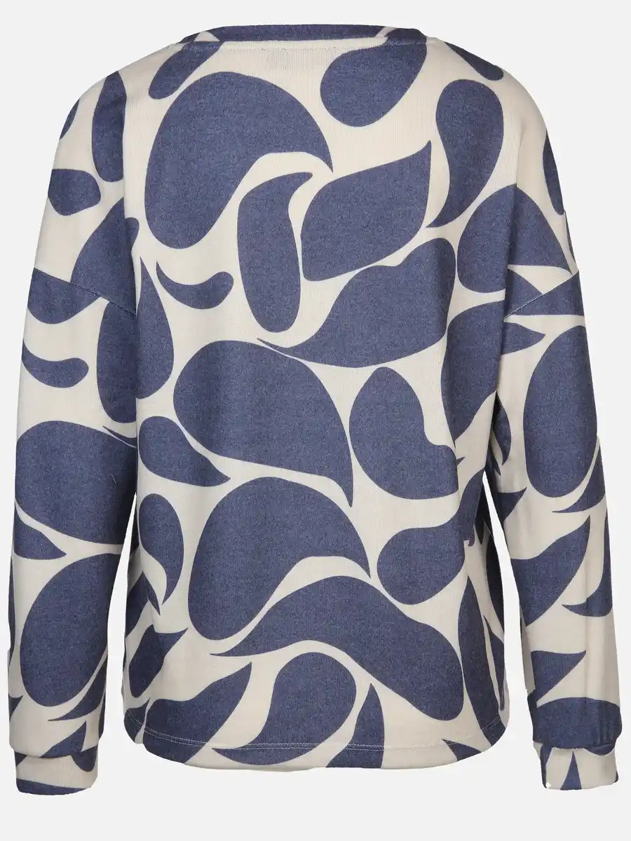 Bild 2 von Damen Print Flauschshirt Marine