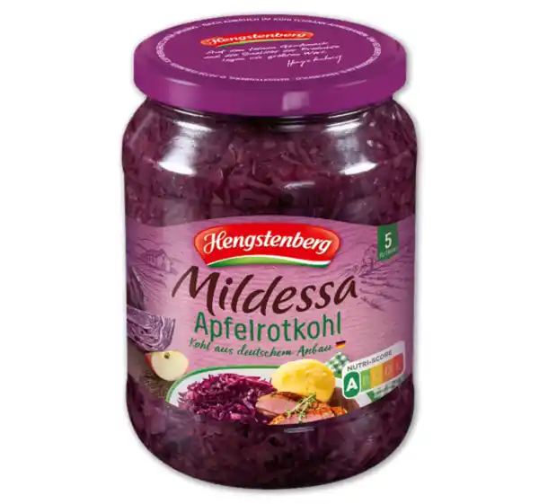 Bild 1 von HENGSTENBERG Apfelrotkohl oder Rotkohl traditionell