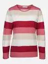 Bild 1 von Damen Strickpullover "Cashmere-Like" mit Streifen Rosa