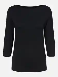 Vero Moda VMPANDA MODAL 3/4 TOP Shirt Schwarz