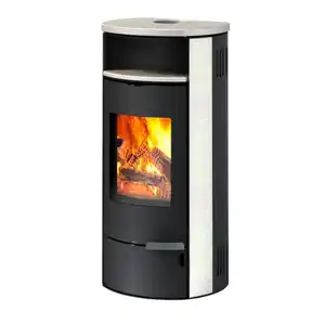 accente Kaminofen »Versari Deluxe«, weiß, Sandstein, 7 kW