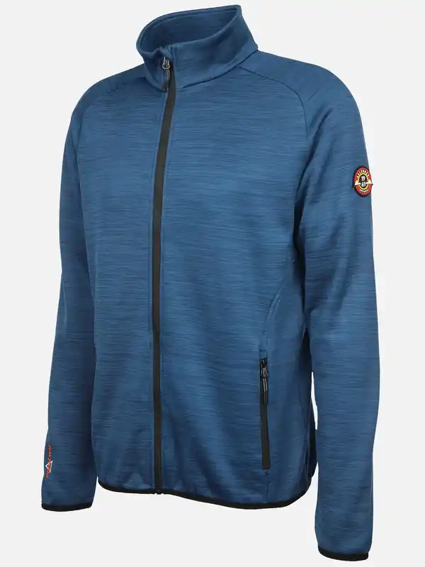 Bild 3 von Herren Fleece Jacke meliert Türkis