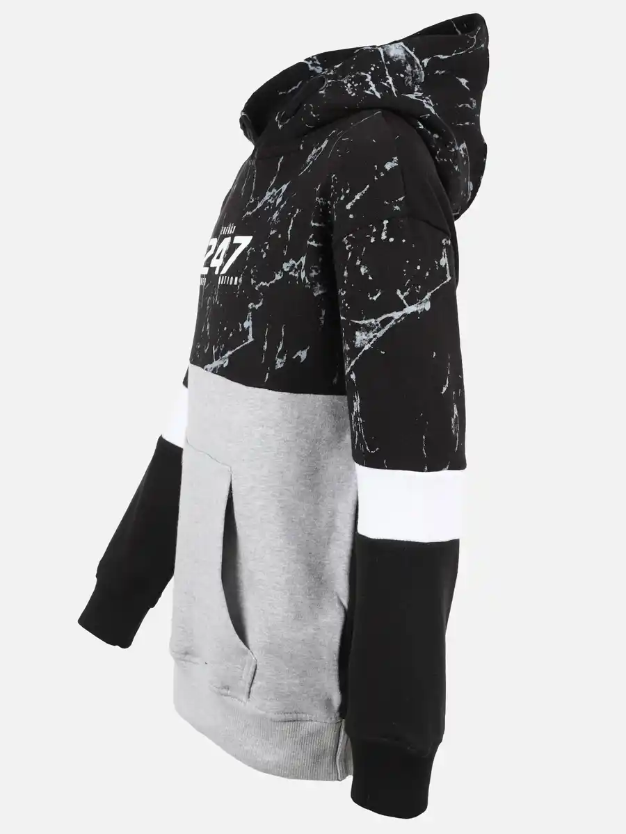 Bild 3 von Jungen Hoodie im Colorblocking Schwarz