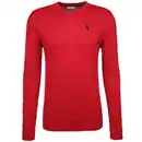 Bild 1 von Herren Feinstrickpullover mit V-Ausschnitt Rot