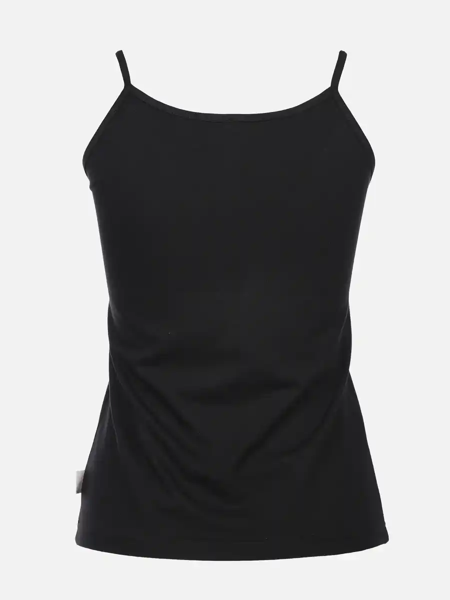 Bild 2 von Damen Bio Spaghetti-Trägerhemd Schwarz