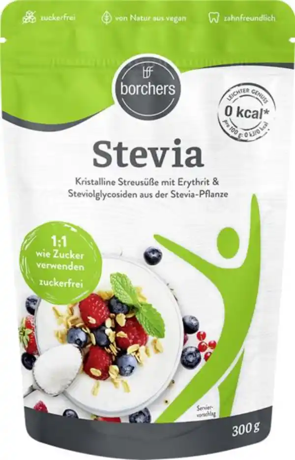 Bild 1 von Borchers Stevia kristalline Streusüße