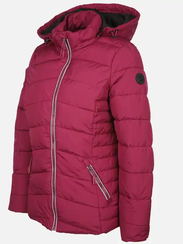 Bild 3 von Damen Steppjacke mit Kapuze Rot