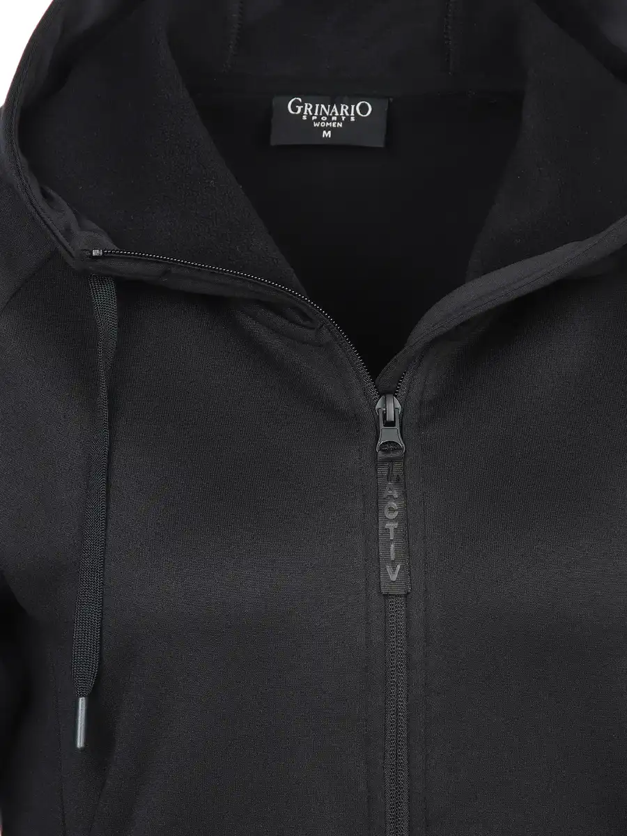 Bild 3 von Damen Funktionsjacke mit Kapuze Schwarz