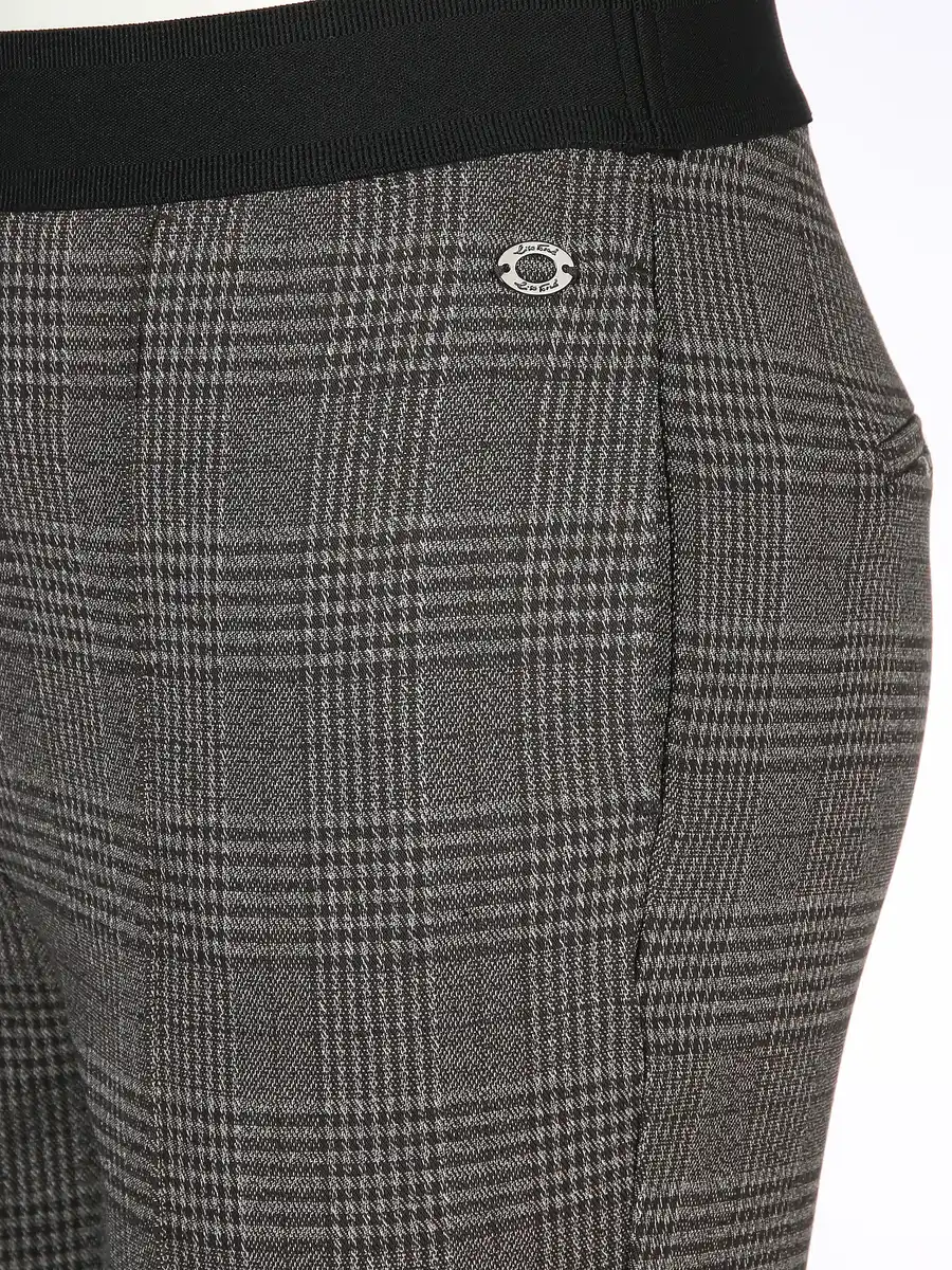 Bild 4 von Damen Hose mit Elastikbund Grau