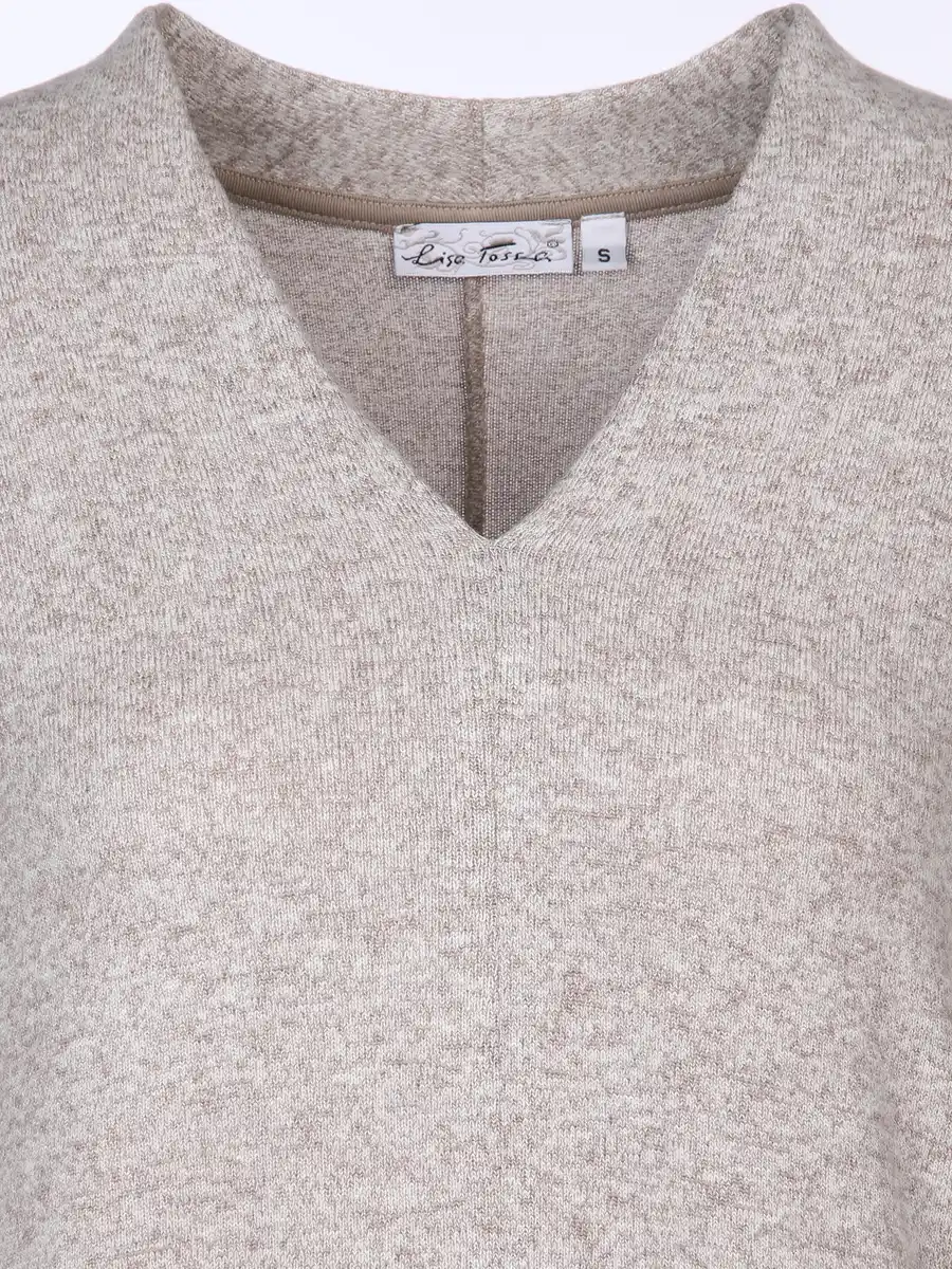 Bild 3 von Damen Flauschshirt in melierter Optik Weiß