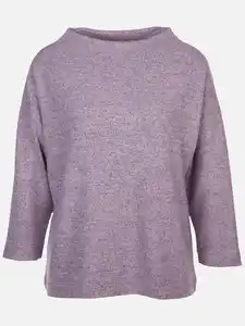 Damen Flauschshirt Lila