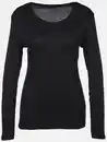 Bild 1 von Damen Basic Shirt mit langem Arm Schwarz