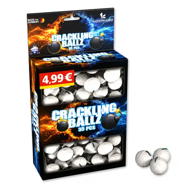 Bild 1 von Silvesterzauber Crackling Ballz Big Pack 35-teilig