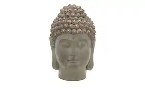 Deko Buddhakopf ¦ braun ¦ Magnesia ¦ Maße (cm): B: 20 H: 31 T: 21 Dekoration > Dekoartikel - Sconto