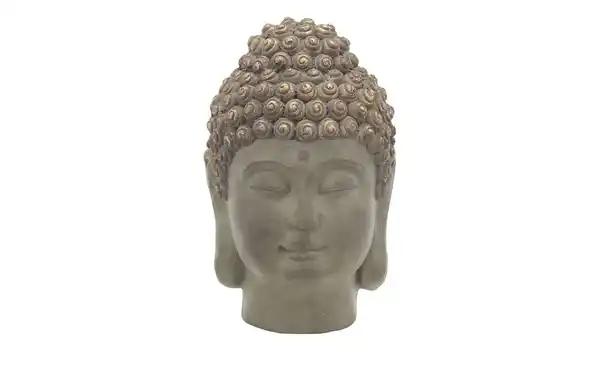 Bild 1 von Deko Buddhakopf ¦ braun ¦ Magnesia ¦ Maße (cm): B: 20 H: 31 T: 21 Dekoration > Dekoartikel - Sconto