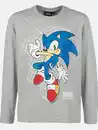 Bild 1 von Jungen Longsleeve mit Sonic Frontprint Grau