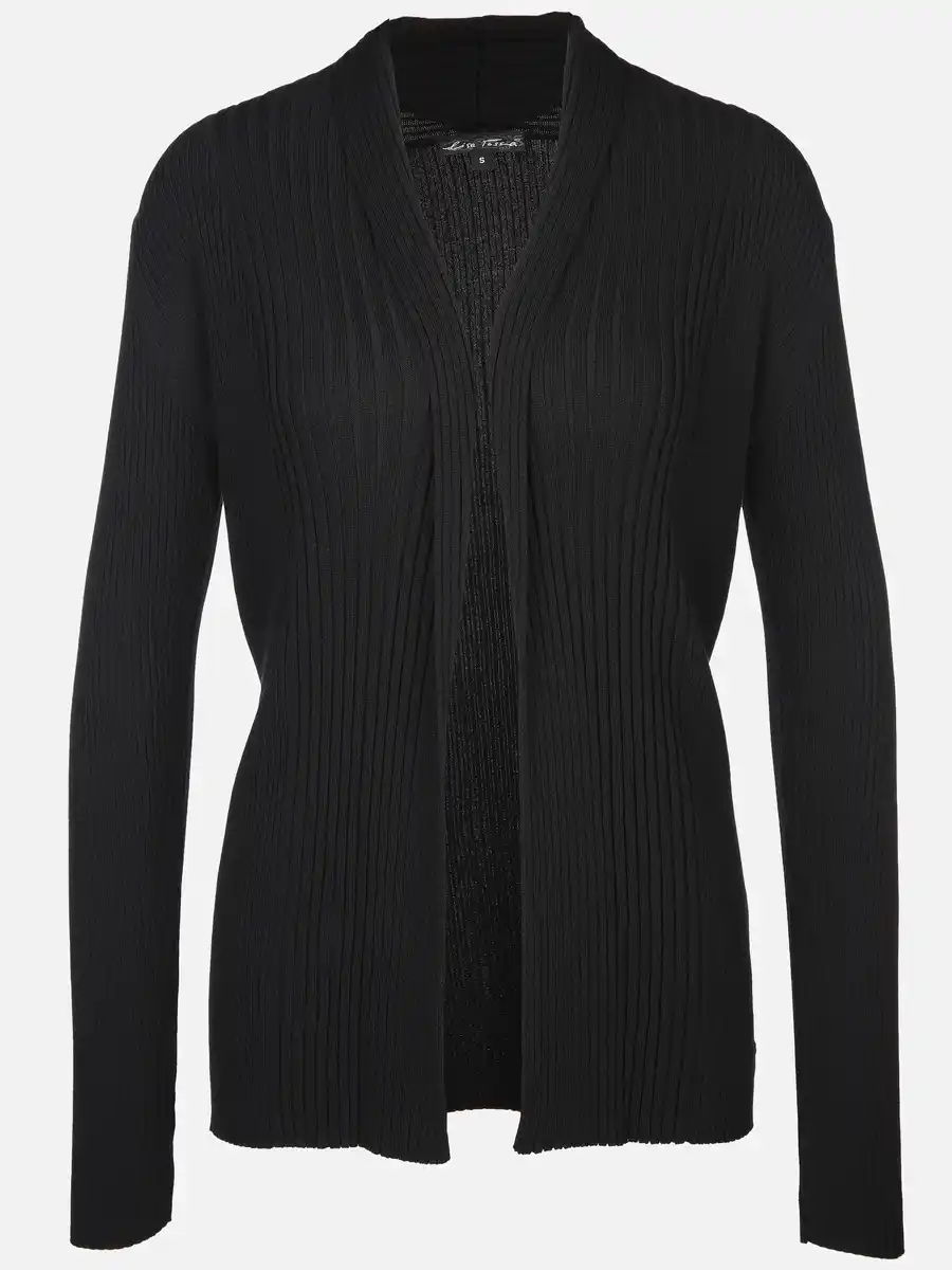 Bild 1 von Damen Ripp-Cardigan Schwarz